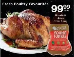 Checkers Brooder & Jones Frozen Turkey offer