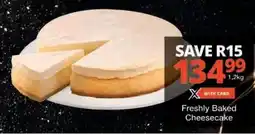 Checkers Freshly Baked Cheesecake offer