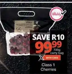 Checkers Class 1 Cherries offer