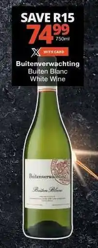 Checkers Buitenverwachting Buiten Blanc White Wine offer