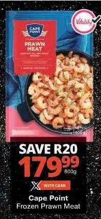 Checkers Cape Point Frozen Prawn Meat offer