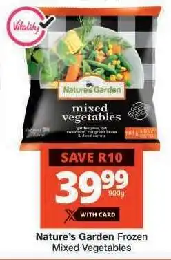 Checkers Nature's Garden Frozen Mixed Vegetables offer