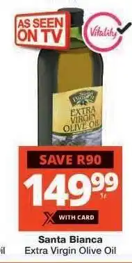 Checkers Santa Bianca Extra Virgin Olive Oil offer