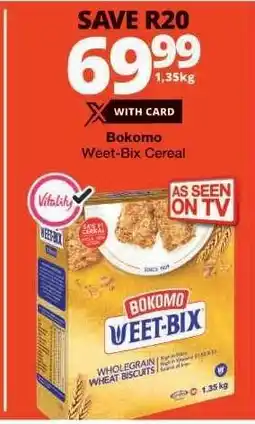 Checkers Bokomo Weet-Bix Cereal offer