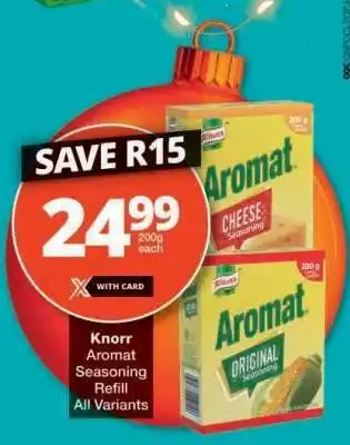 Checkers KNORR AROMAT SEASONING REFILL offer