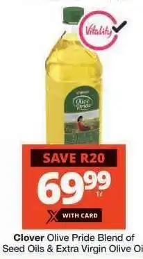 Checkers Clover Olive Pride Blend of Seed Oils & Extra Virgin Olive Oil offer