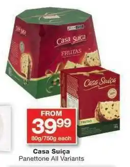 Checkers Casa Suíça Panettone offer