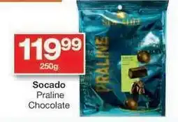 Checkers Socado Praline Chocolate offer