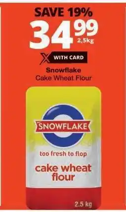 Checkers SNOWFLAKE CAKE WHEAT FLOUR offer