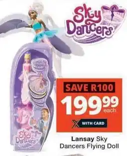 Checkers Lansay Sky Dancers Flying Doll offer