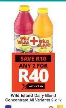 Checkers Wild Island Dairy Blend offer