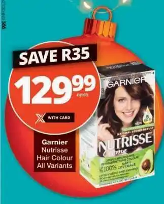 Checkers Garnier Nutrisse Hair Colour offer