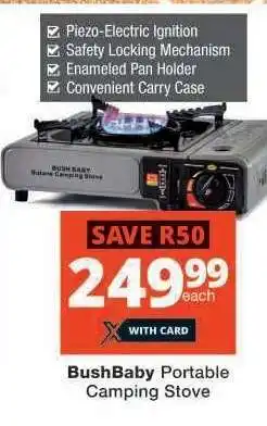 Checkers BushBaby Portable Camping Stove offer