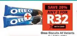 Checkers Oreo Biscuits All Variants offer