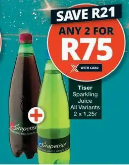 Checkers Tiser Sparkling Juice offer