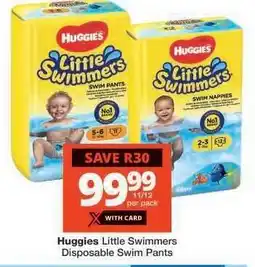 Checkers Huggies Little Swimmers Disposable Swim Pants offer