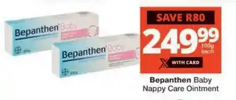 Checkers Bepanthen Baby Nappy Care Ointment offer