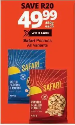 Checkers Safari Peanuts offer