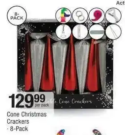 Checkers Cone Christmas Crackers offer