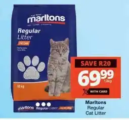 Checkers Marltons Regular Cat Litter offer