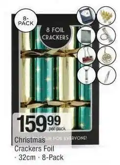 Checkers Christmas Crackers Foil offer