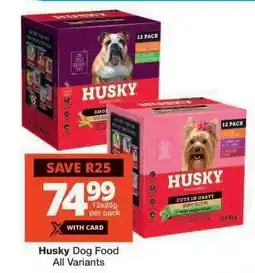 Checkers Husky Dog Food offer