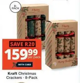 Checkers Kraft Christmas Crackers offer