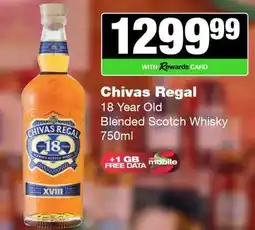 Spar Tops CHIVAS REGAL offer