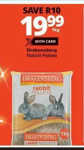 Checkers Drakensberg Rabbit Pellets offer