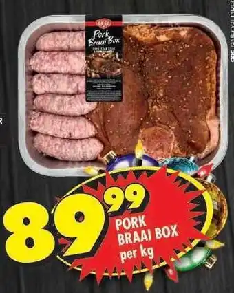 Shoprite Pork Braai Box offer