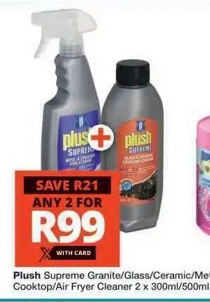 Checkers Plush Supreme Cleaner offer