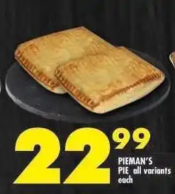 Shoprite PIEMAN'S PIE all variants each offer
