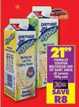 Shoprite Parmalat YogoFun Multigrain Low Fat Dairy Snack offer