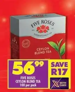 Shoprite Five Roses Ceylon Blend Tea offer