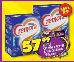Shoprite NESTLÉ CREMORA COFFEE & TEA CREAMER 750g each offer