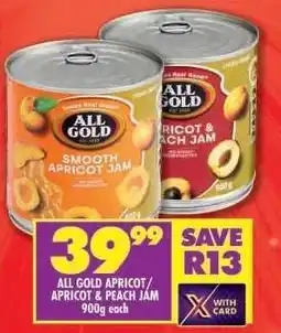 Shoprite ALL GOLD APRICOT/APRICOT & PEACH JAM offer