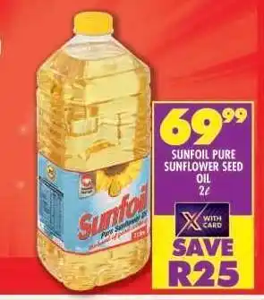 Shoprite SUNFOIL PURE SUNFLOWER SEED OIL offer