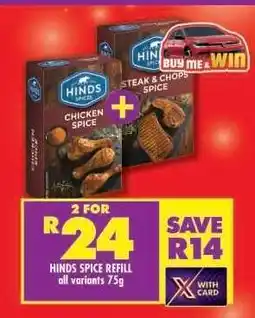 Shoprite Hinds Spice Refill offer