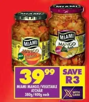 Shoprite MIAMI MANGO/VEGETABLE ATCHAR offer