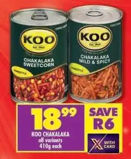 Shoprite KOO CHAKALAKA offer