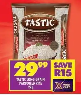 Shoprite Tastic Long Grain Parboiled Rice offer