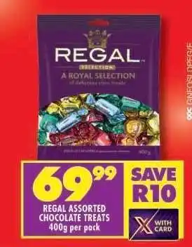 Shoprite REGAL ASSORTED CHOCOLATE TREATS offer