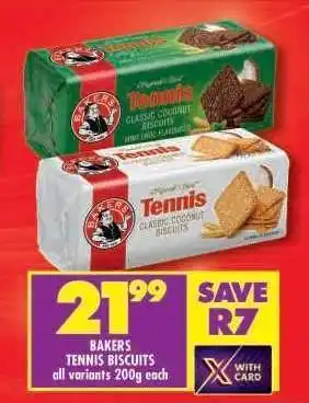 Shoprite Bakers Tennis Biscuits offer