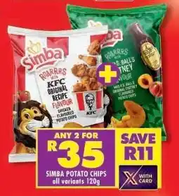 Shoprite SIMBA POTATO CHIPS offer