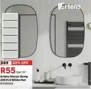 Leroy Merlin Artens Mosaic Bump 20 x 31.5 White Mat 81490049-Per Sqm offer