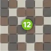 Leroy Merlin Mosaic Tile Porcelain Tulbagh L30cm x W30cm (Per Sheet) 81466833 offer