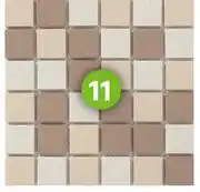 Leroy Merlin Mosaic Tile Porcelain Addo L30cm x W30cm (Per Sheet) 81461446 offer