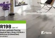 Leroy Merlin Artens Laminate Flooring Neutral Oak L/Grey L137.6cm x W19.3cm (2.124 Sqm/Box) 81490983-Per Sqm offer