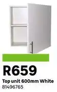 Leroy Merlin Top Unit 600mm White 81496765 offer