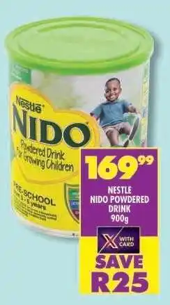 Shoprite NESTLÉ NIDO POWDERED DRINK 900g offer